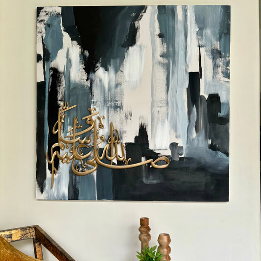 Salawat on Abstract Canvas